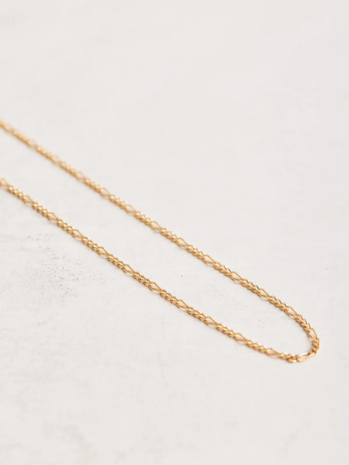 1.28mm Figaro Chain Necklace