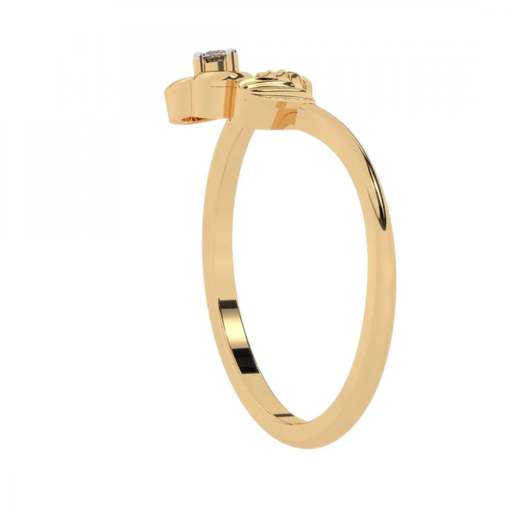 14KT (585) Yellow Gold Ring For Women