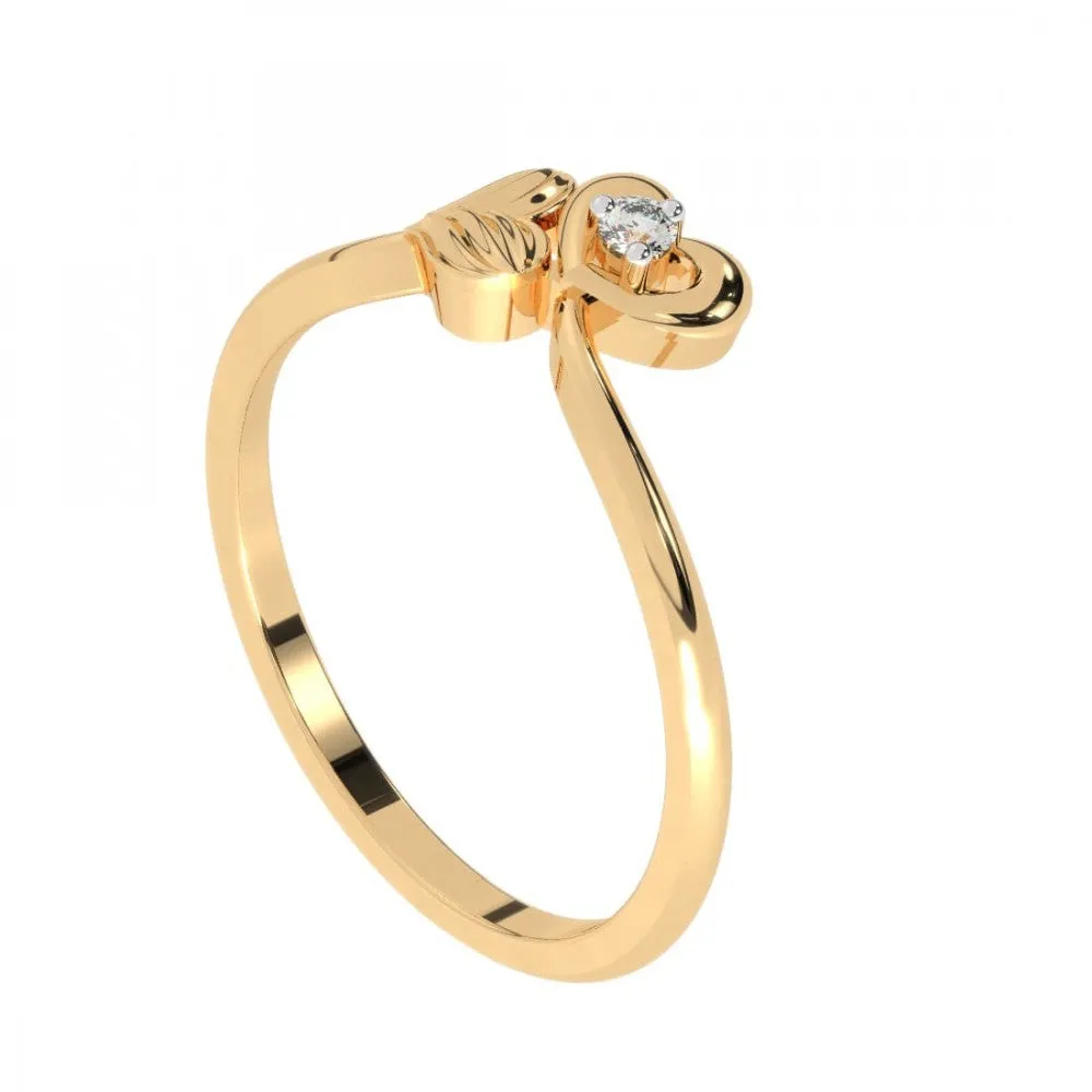 14KT (585) Yellow Gold Ring For Women