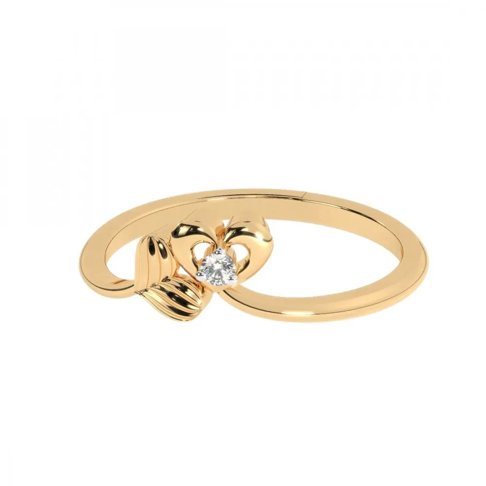 14KT (585) Yellow Gold Ring For Women
