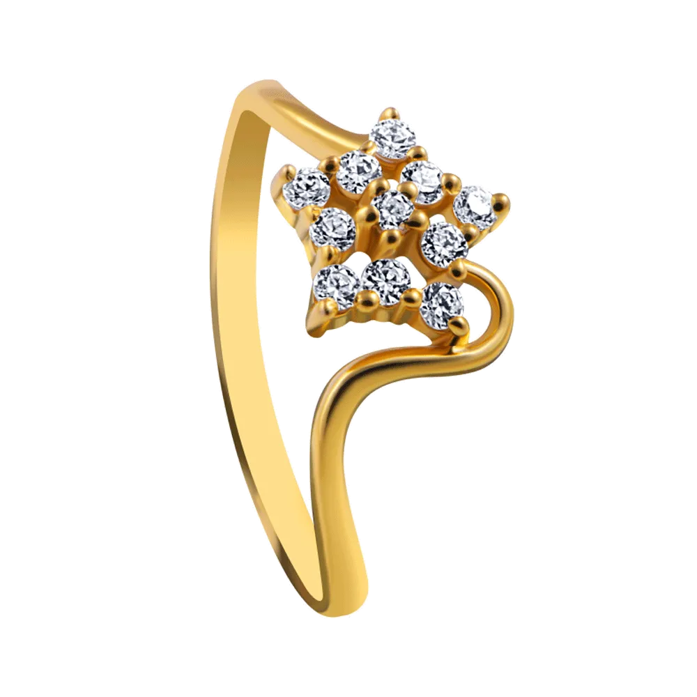 14KT (585) Yellow Gold Ring For Women