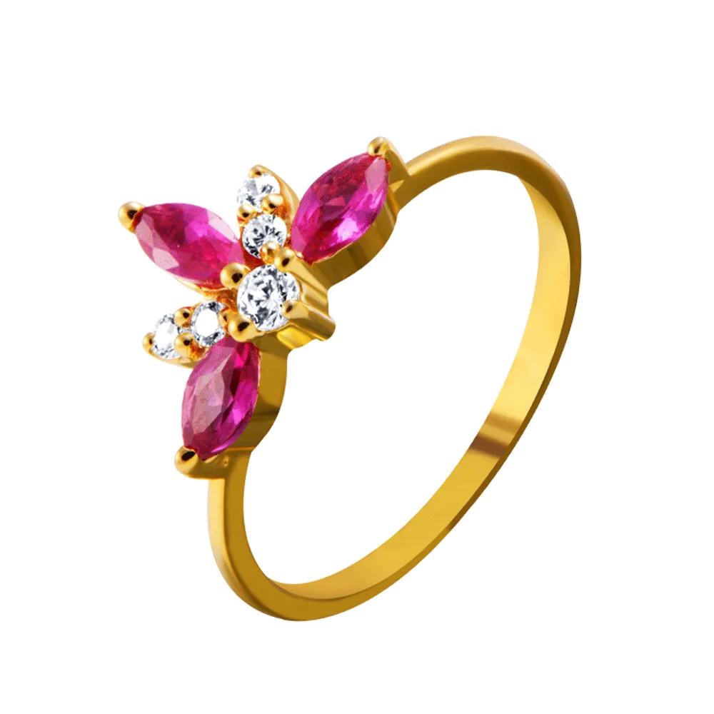 14KT (585) Yellow Gold Ring For Women