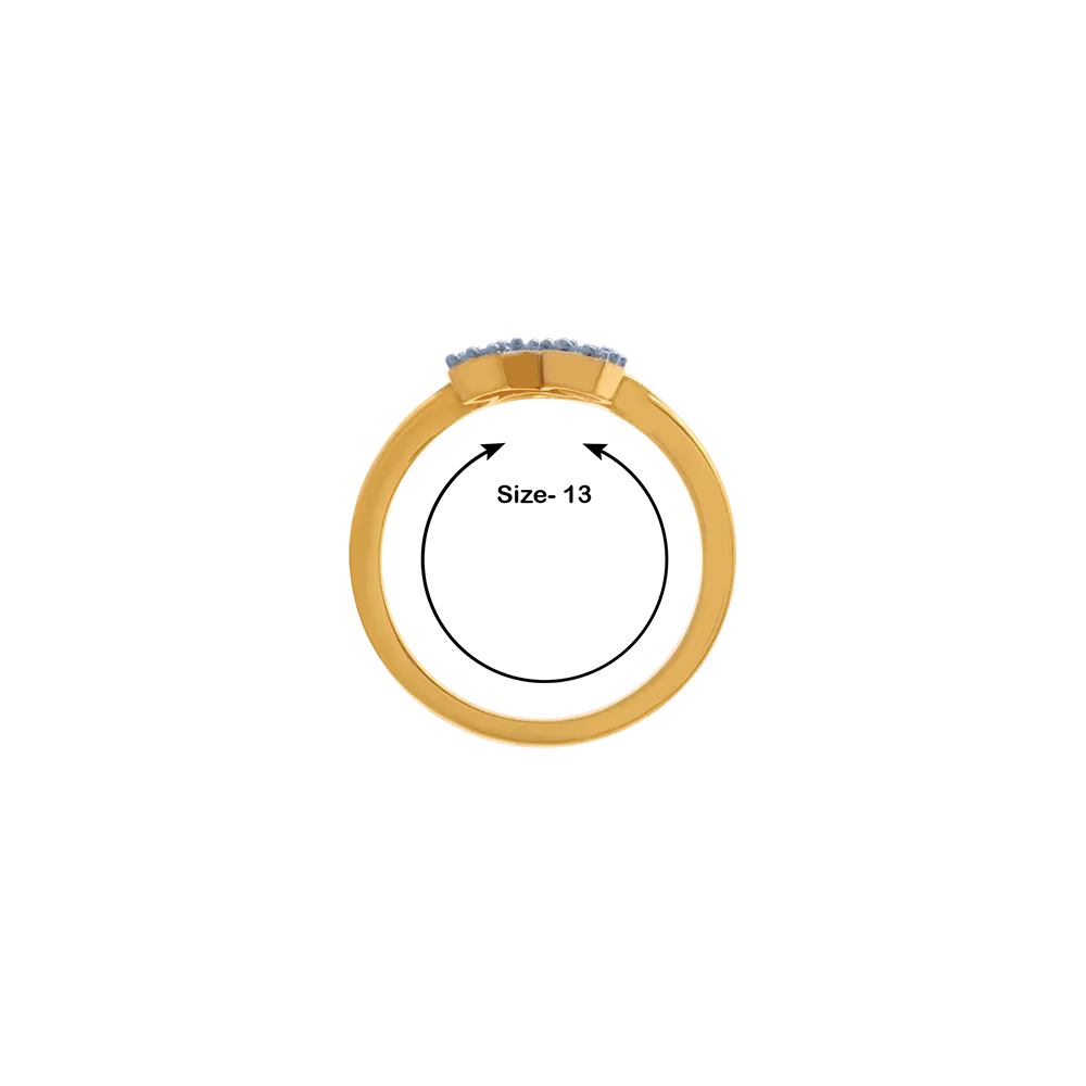 14KT (585) Yellow Gold Ring For Women
