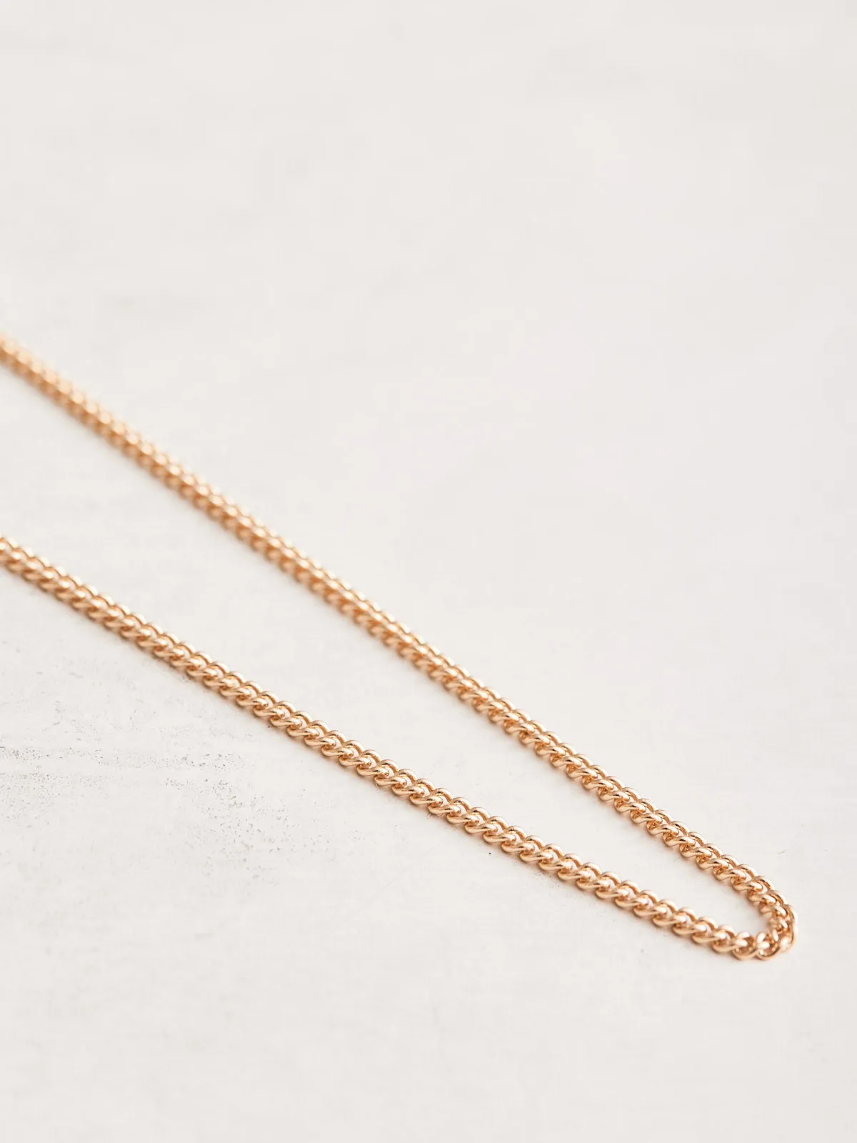 2.25mm Curb Chain Necklace