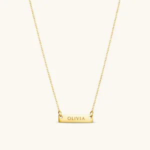 2cm Precious Letter Bar in Gold