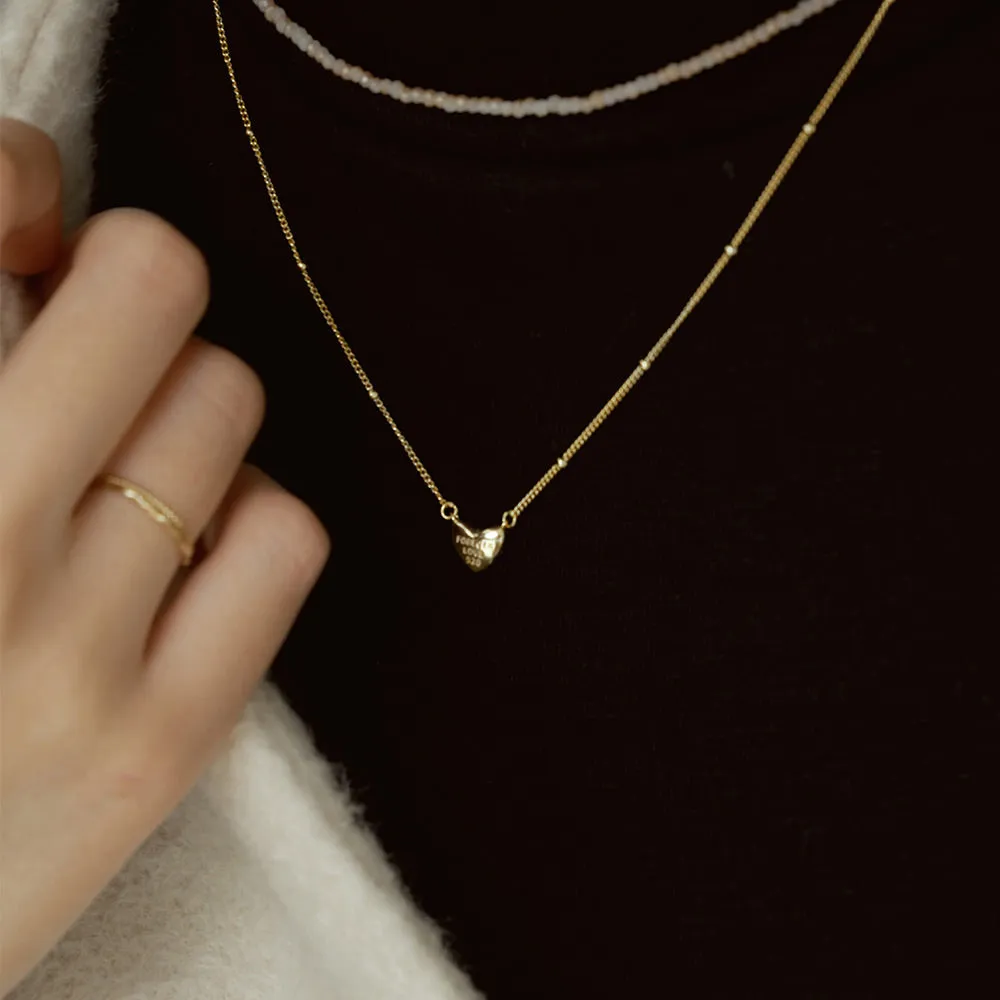 [925 silver] Newtro Heart Necklace