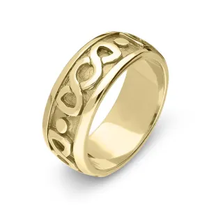 9ct Yellow Gold Fancy Celtic Wedding Ring