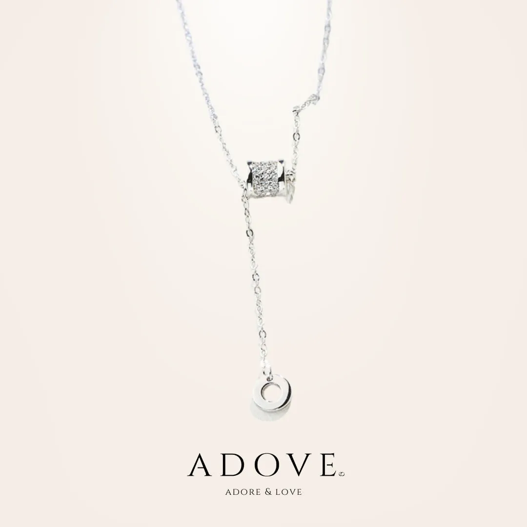 Alice Roulante Tassel Necklace (Silver & Rose Gold)
