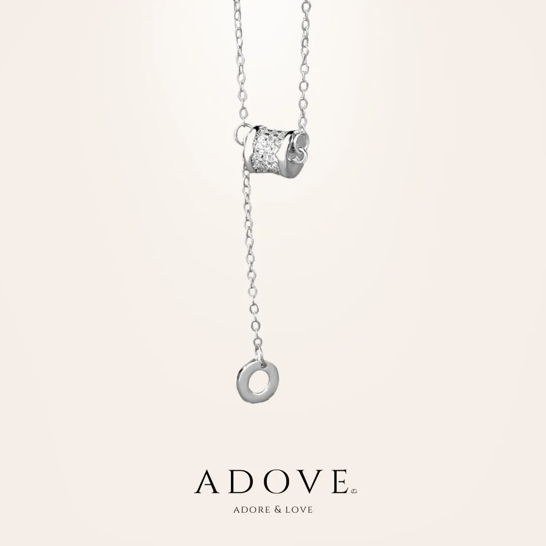 Alice Roulante Tassel Necklace (Silver & Rose Gold)
