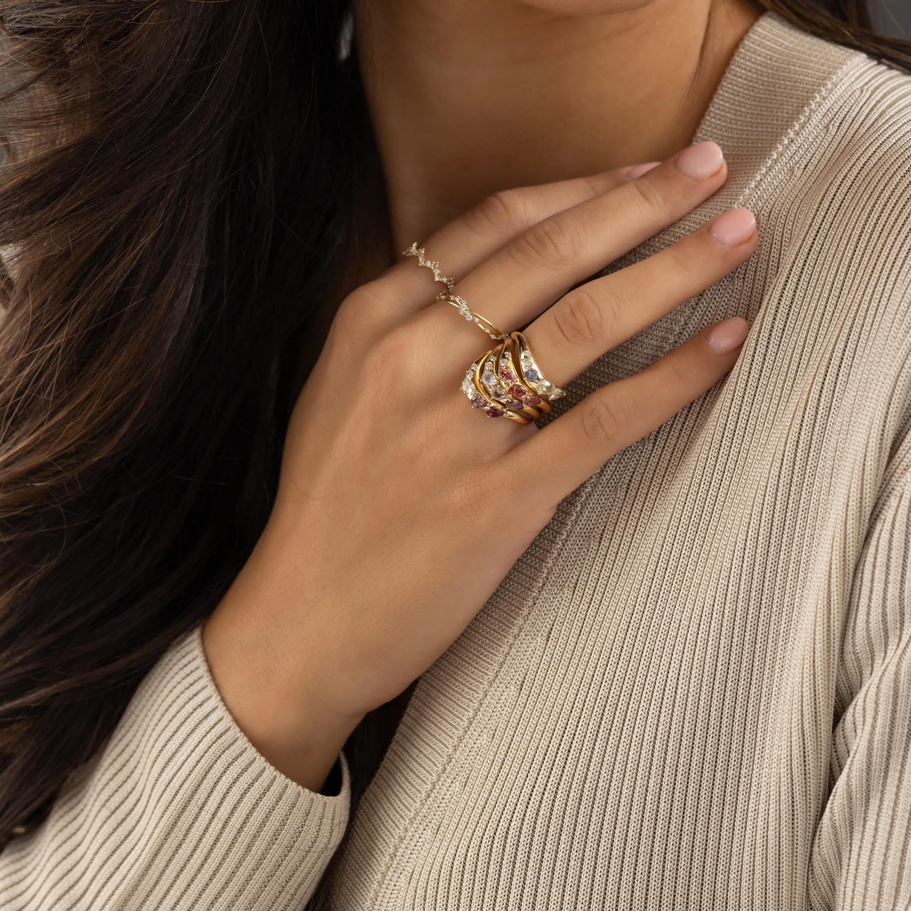 Amplify Triple Pear Band in Autumn