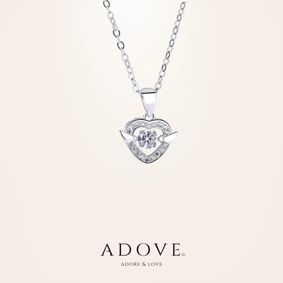 Angel Heart Beating Necklace