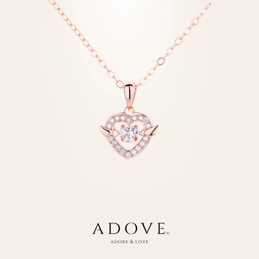 Angel Heart Beating Necklace
