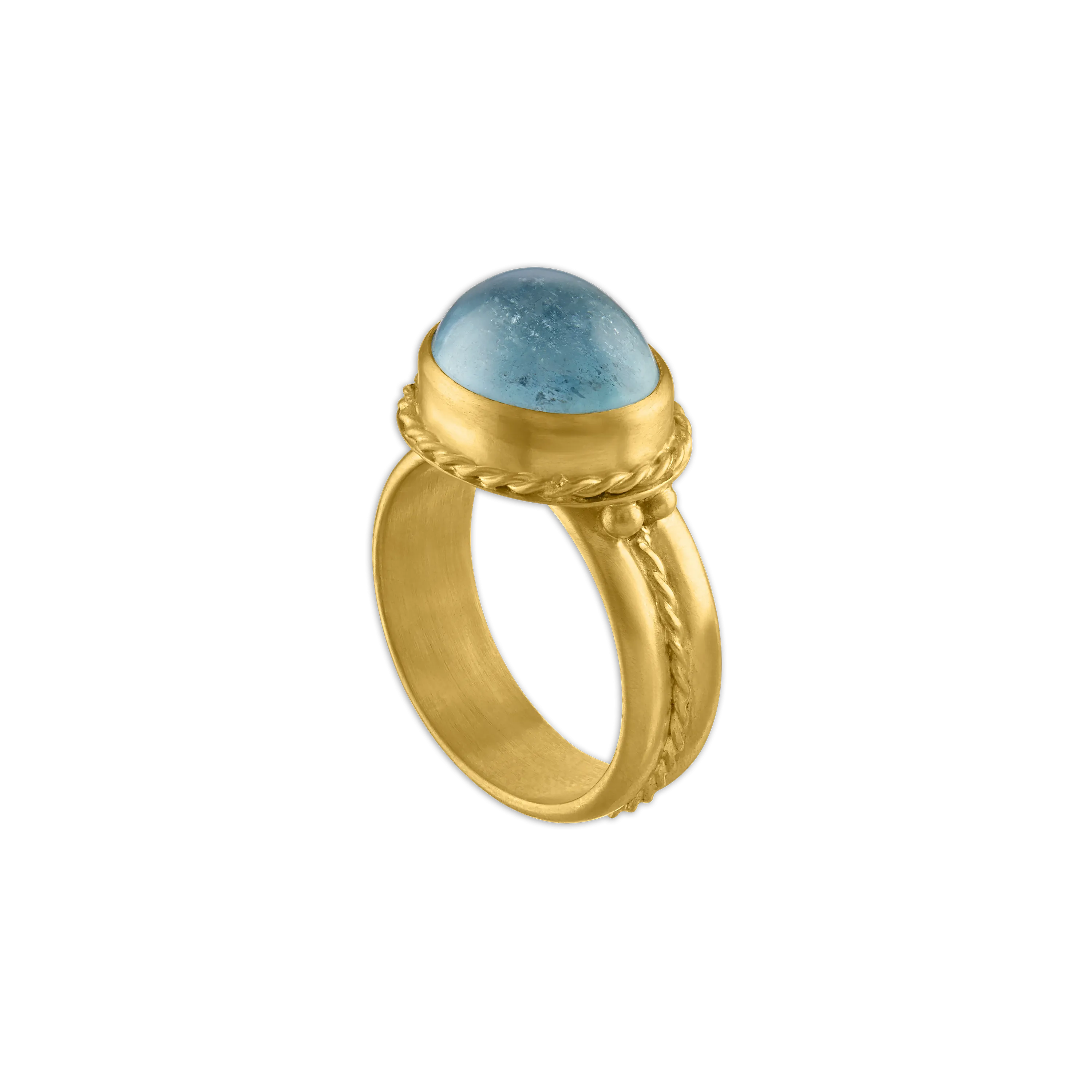 Aquamarine Medium Nauta Ring