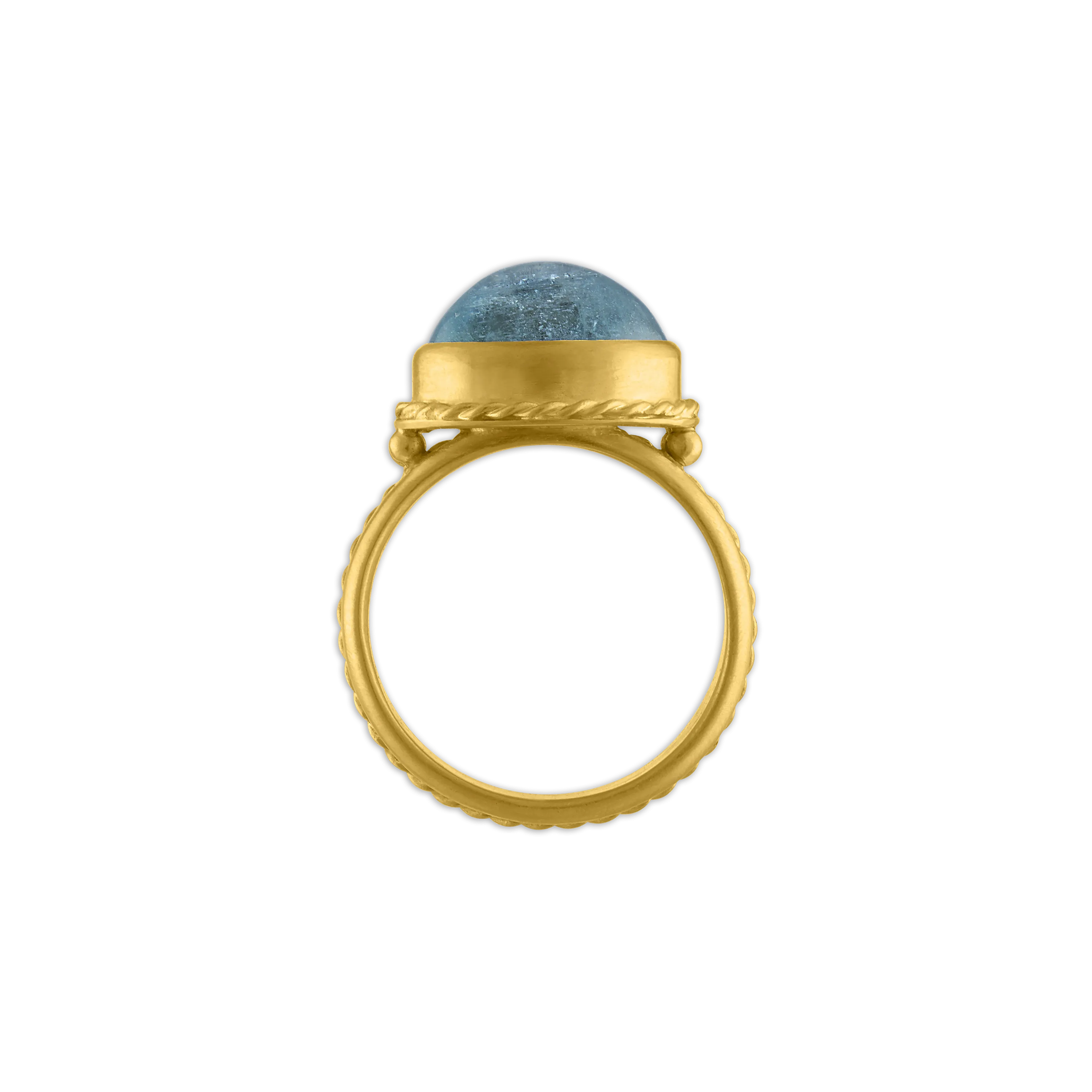 Aquamarine Medium Nauta Ring