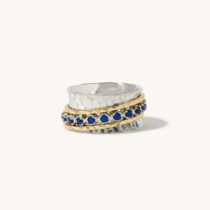 Aria Birthstone Spinner Ring  - December