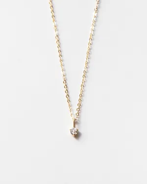 Aura Birthstone Charm Necklace