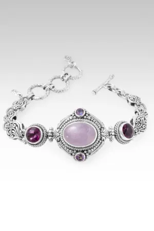 Be Virtuous Bracelet? in Kunzite, Pink Fluorite & English Tearose? Mystic Topaz