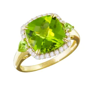 Bellarri Forever Young 14k Gold Peridot Ring
