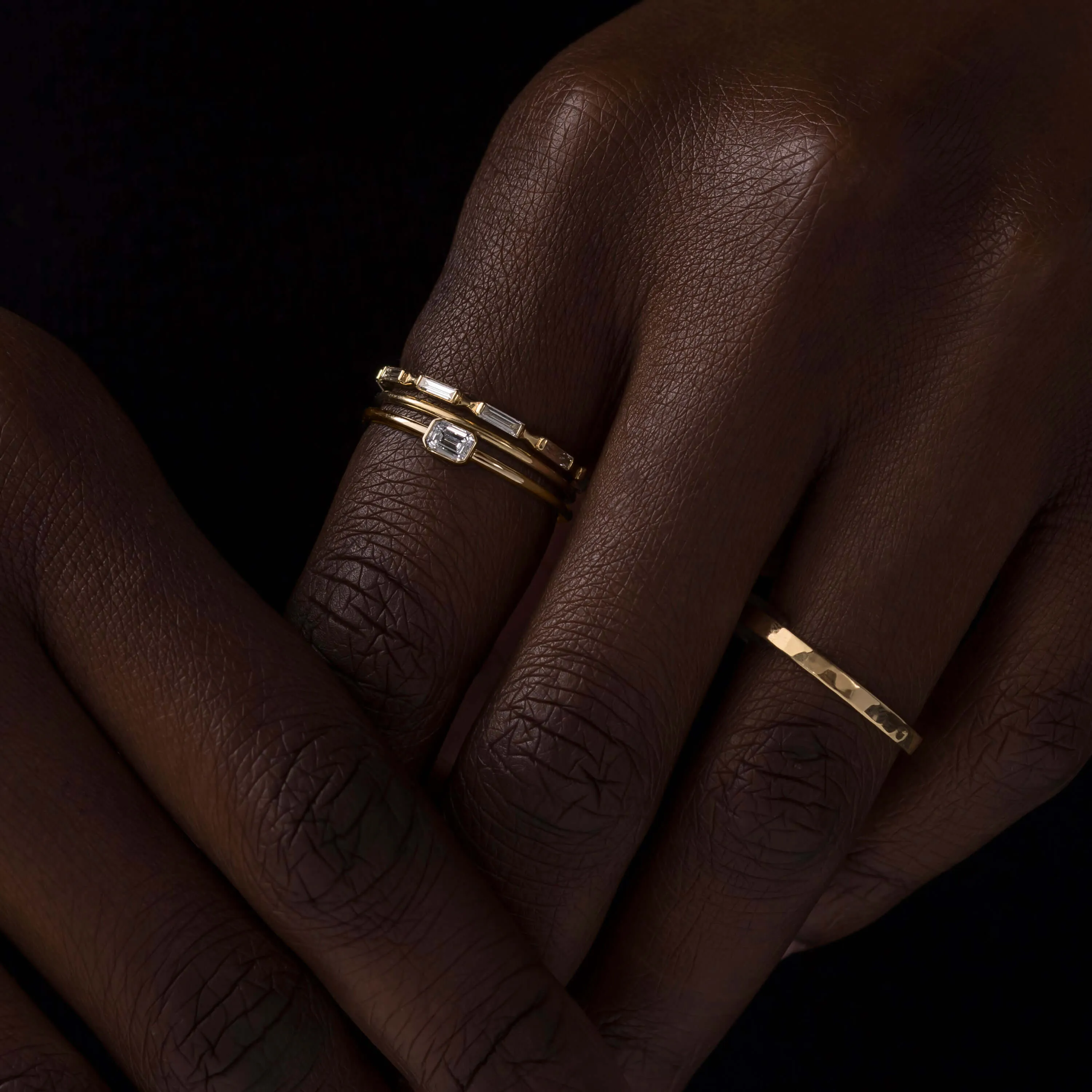 Bezel Stacking Ring