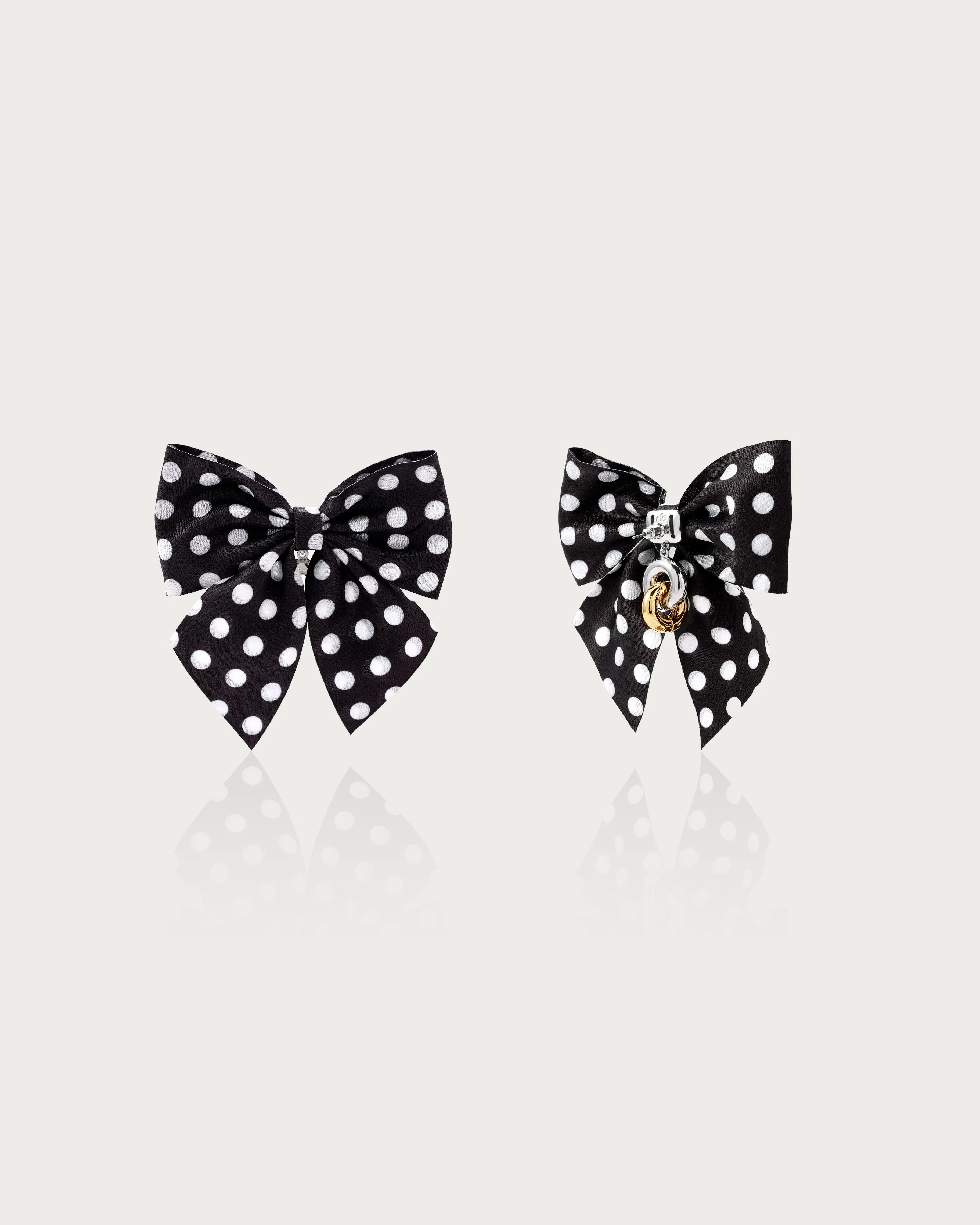 Black Bow Earrings