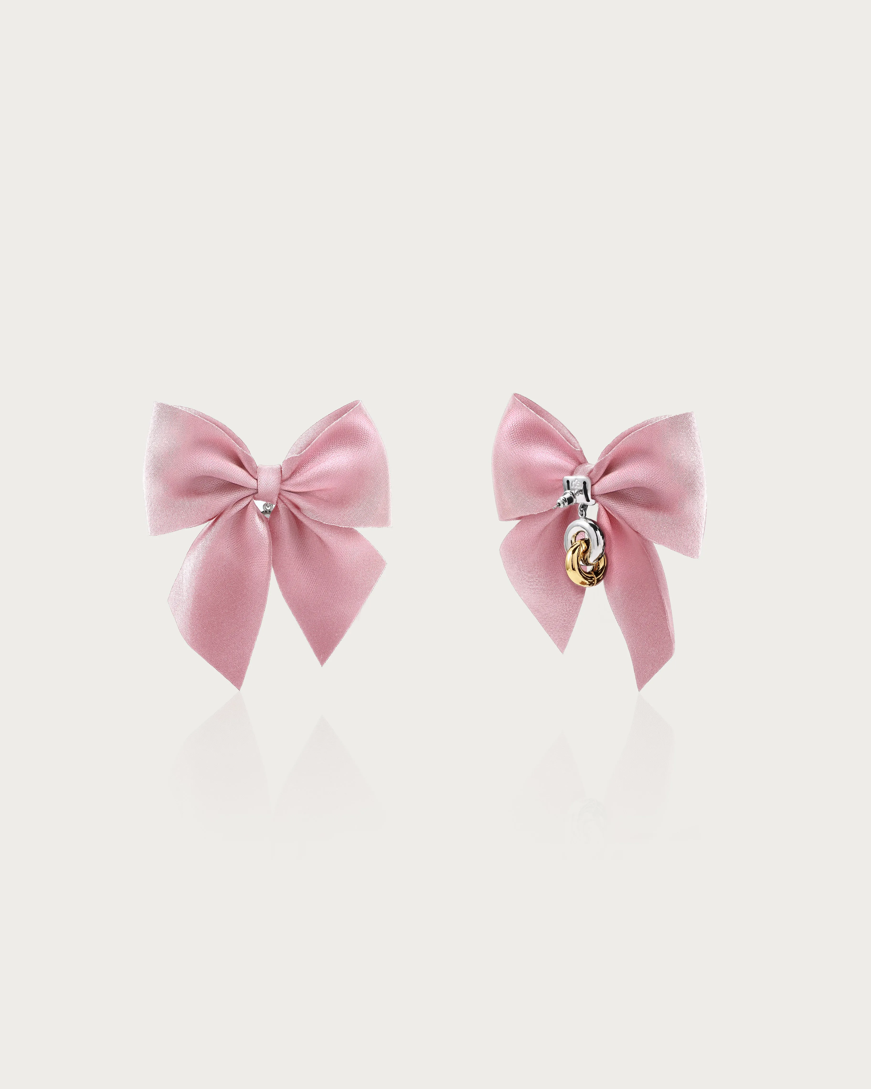 Black Bow Earrings