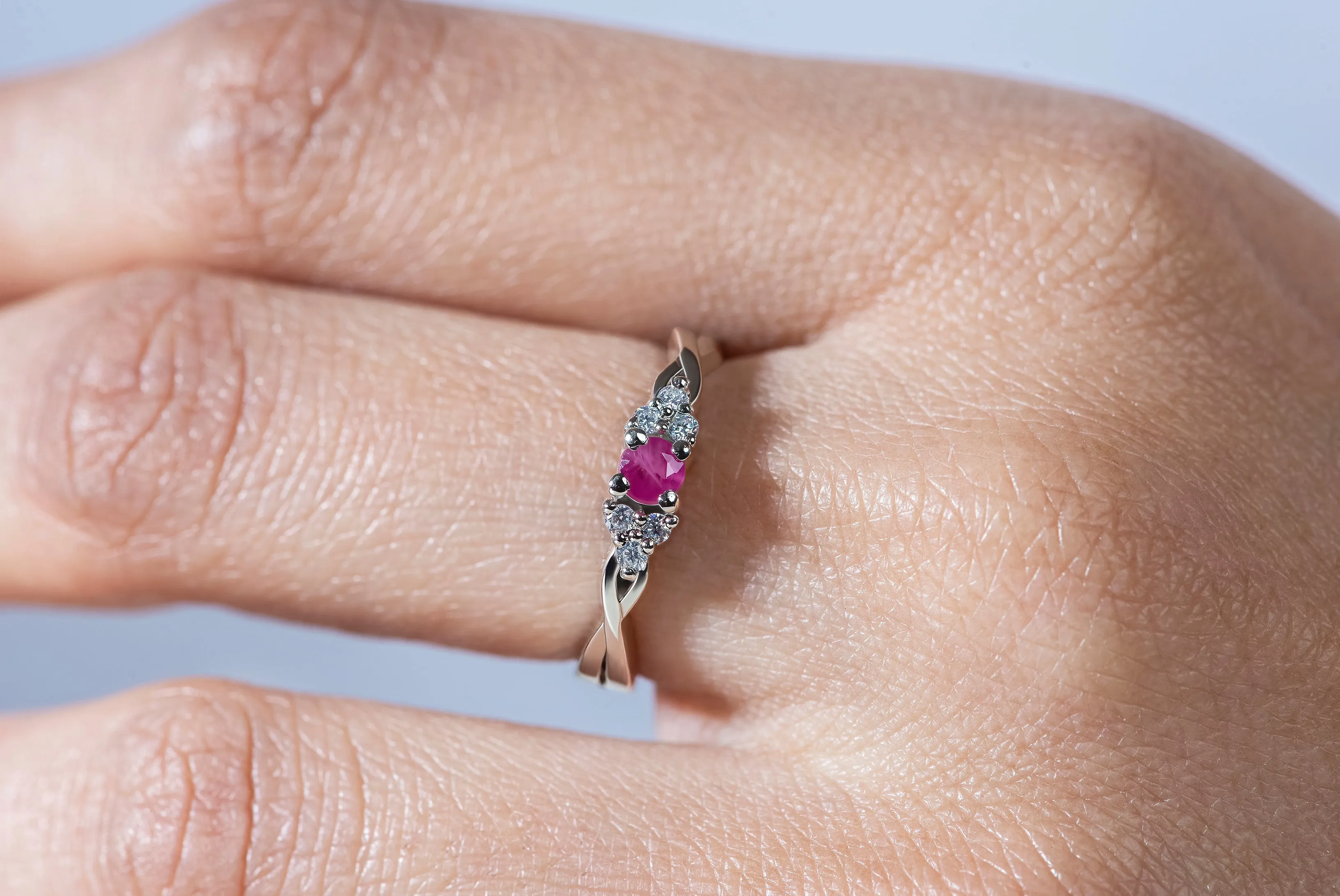 BLOODSTONE BOND RING
