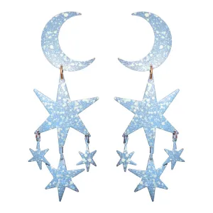 Blue Luminary Earrings