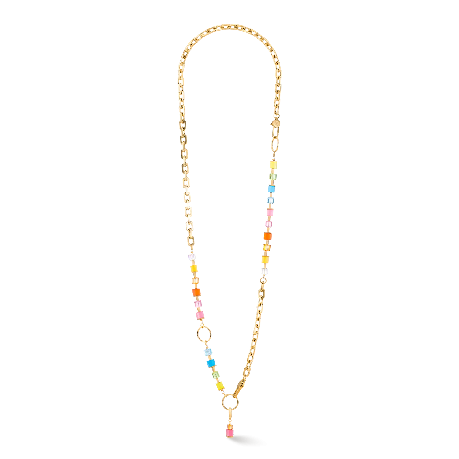 Bracelet Cube Fusion Charm gold-rainbow