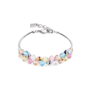 Bracelet Dancing Crystals silver-pastel
