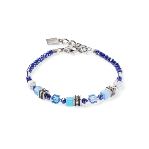 Bracelet Mini Cubes blue