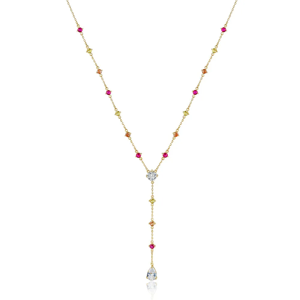Cascade Cherry CZ Dimond Choker Cherry Bombshell Jewelry Set Colletion