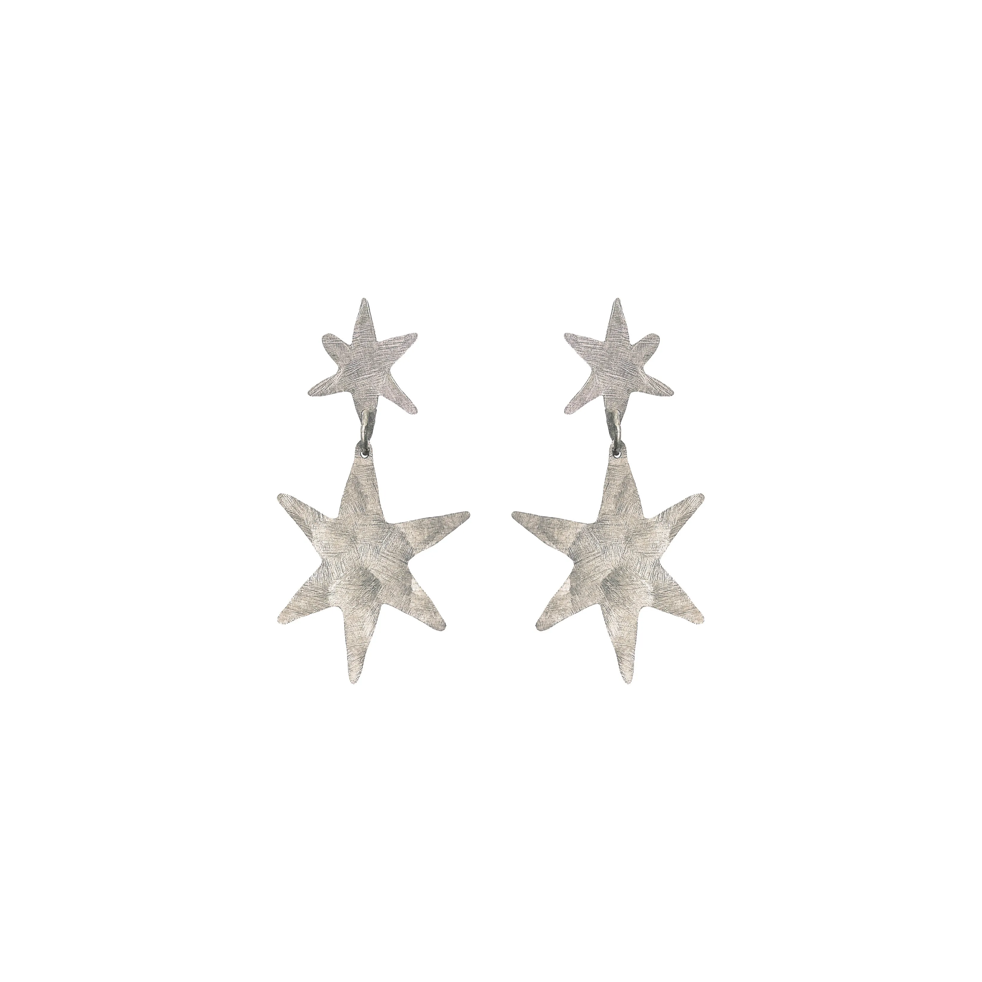 Chrome Starlet Earrings