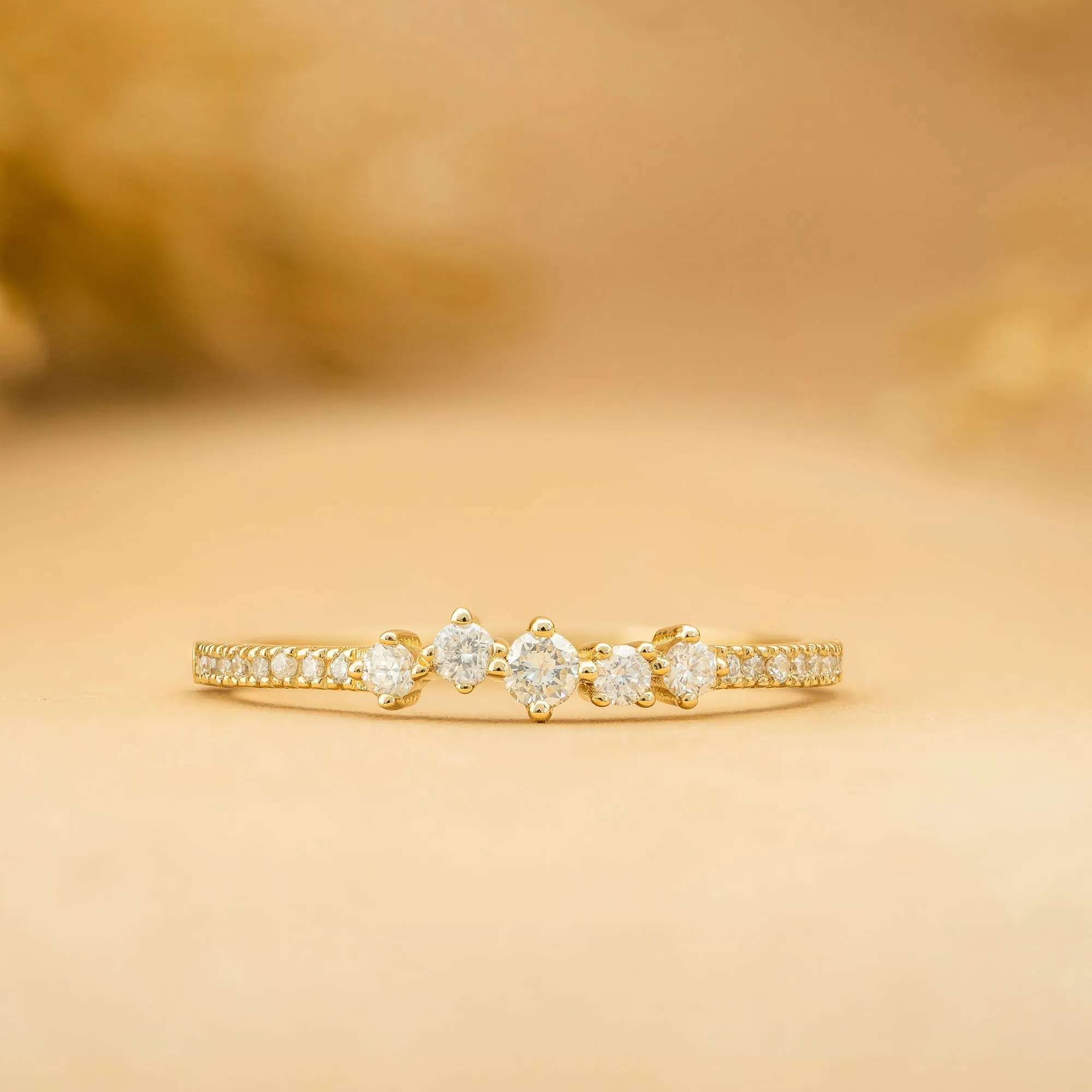 Cluster Diamond Stacking Ring, Lorelai