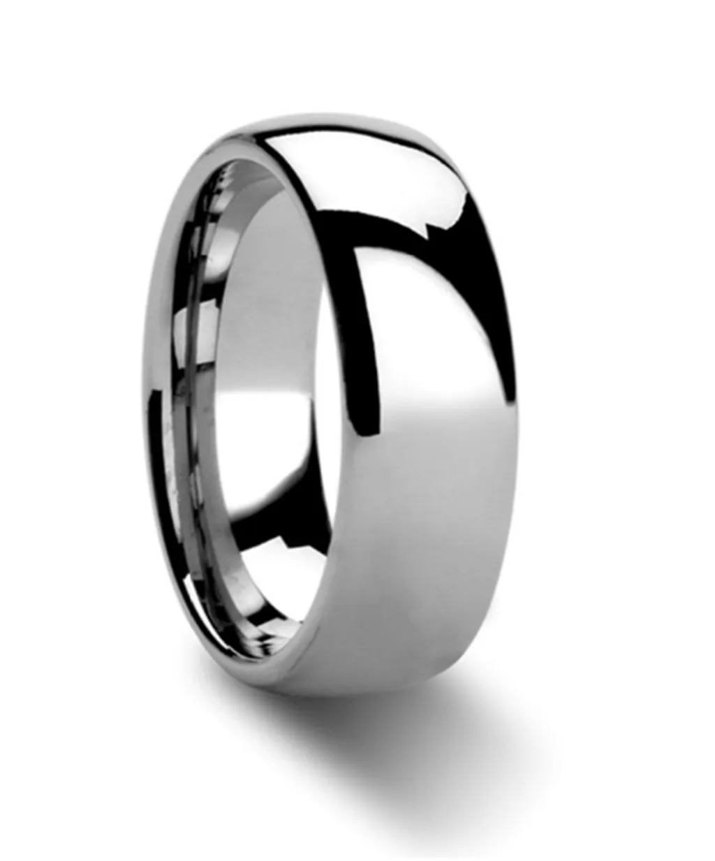 Cobalt Chrome ??Kobold?? 8mm Domed Wedding Band