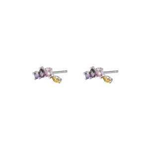 Colourful Stone Stud Earrings