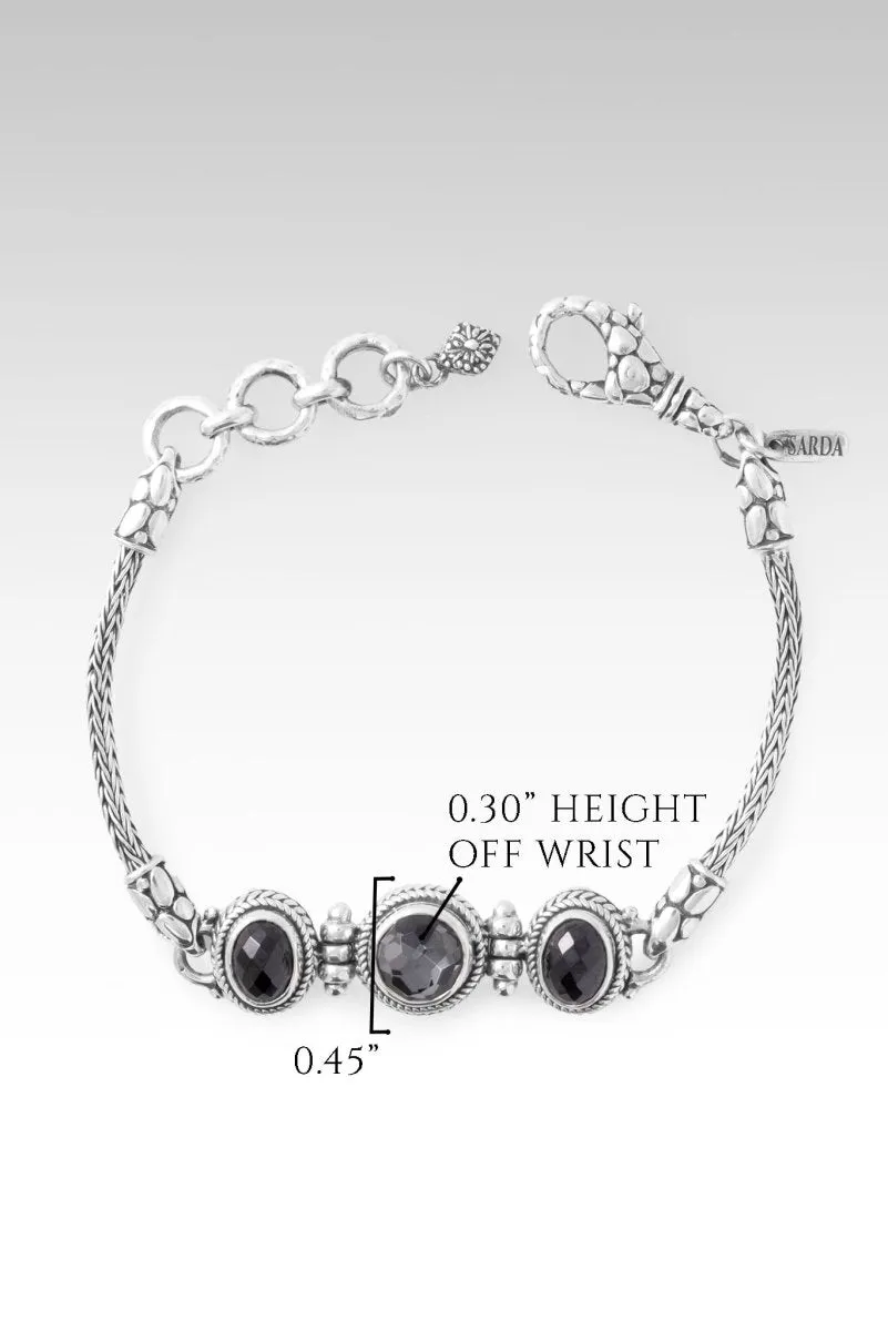 Countless Blessings Bracelet? in Odyssey Black Knight? Mystic Quartz & Black Spinel