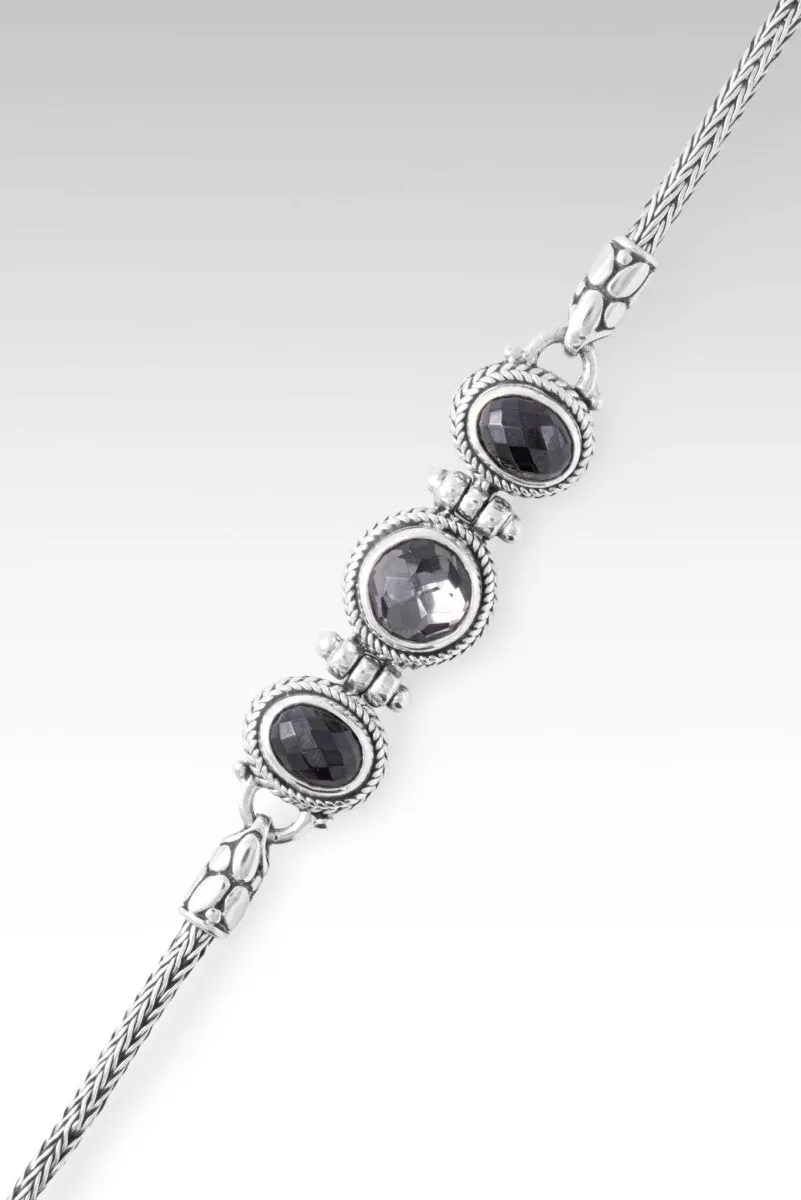 Countless Blessings Bracelet? in Odyssey Black Knight? Mystic Quartz & Black Spinel