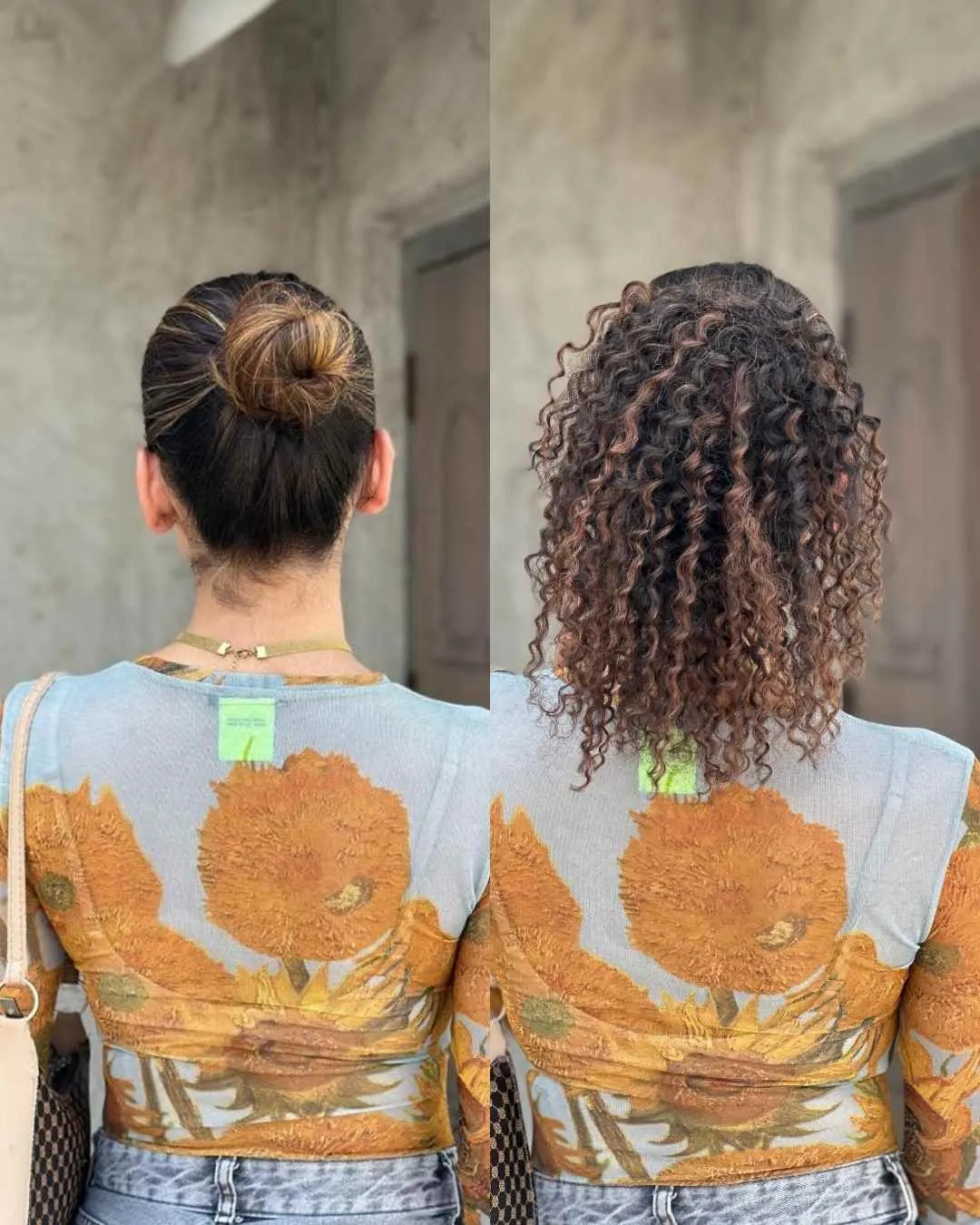 Curly Hair Topknot Extensions ?C Wrap Around