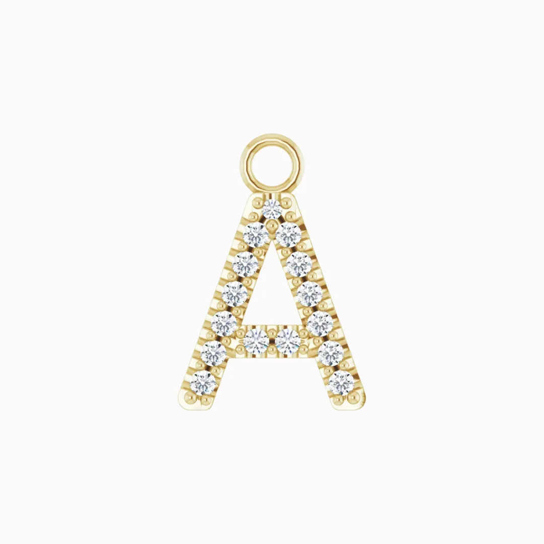 Diamond Initial Charm