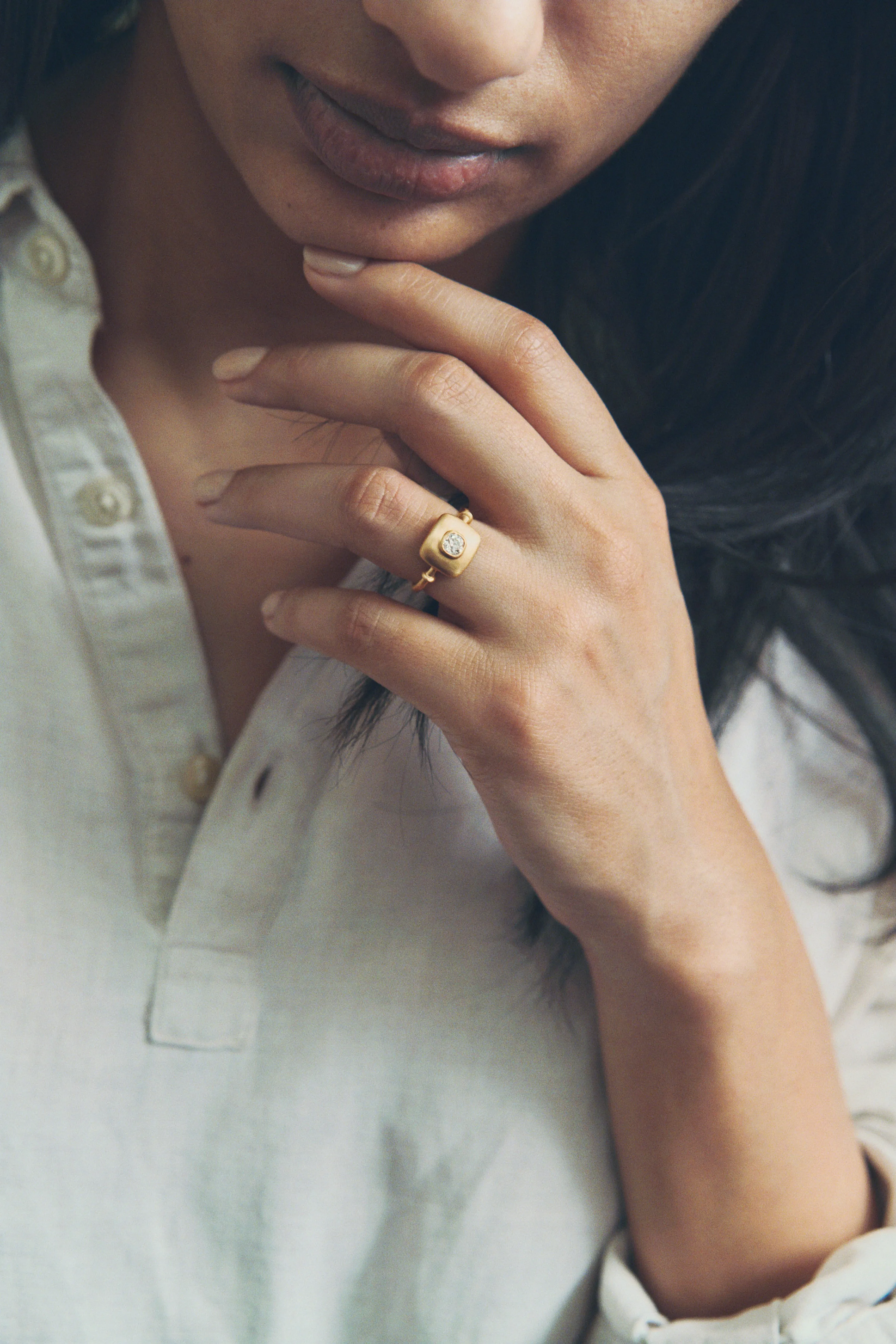 Diamond Tessera Ring