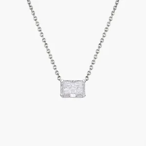 East West Radiant Pendant Necklace