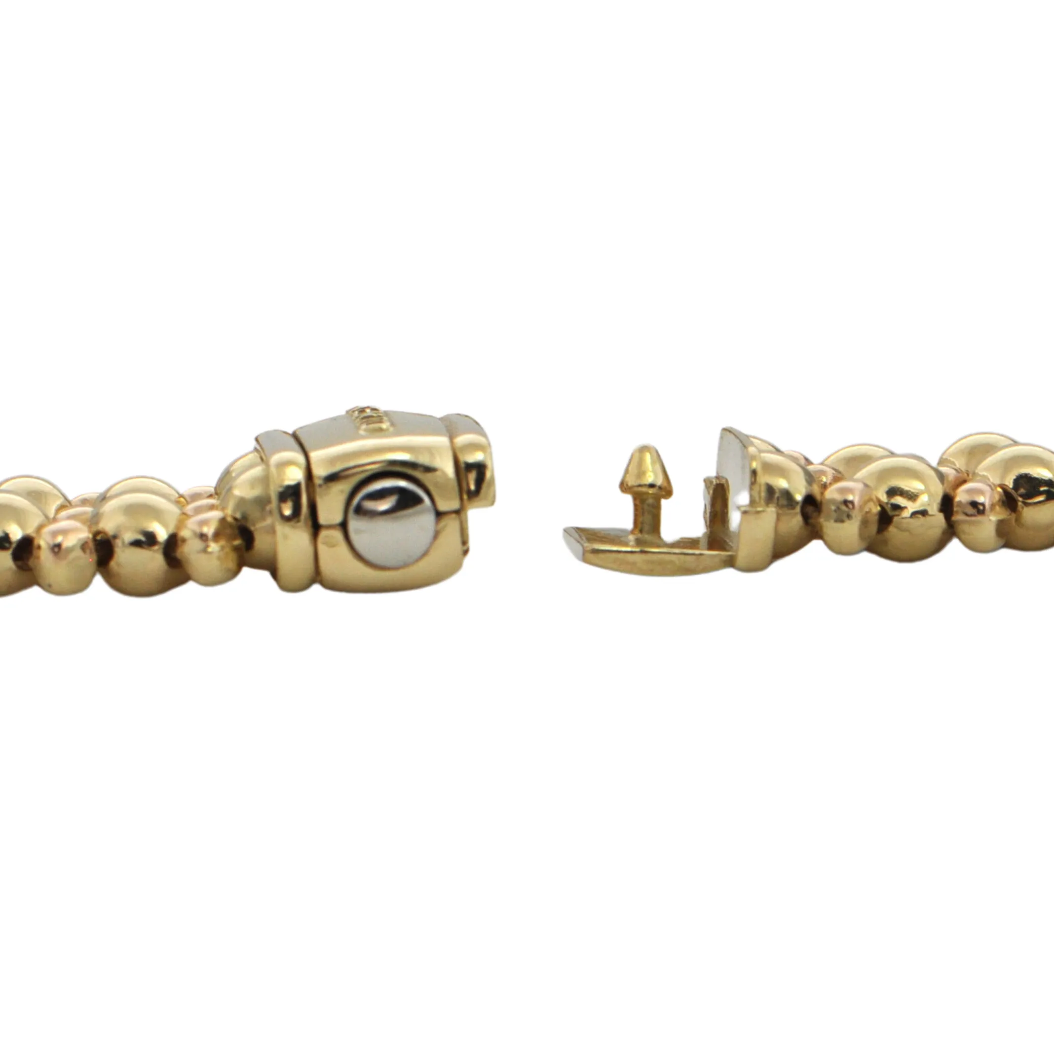 Estate Chimento 18K Gold Flexible Fancy Link Necklace