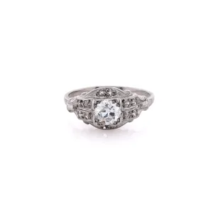 Estate Platinum Diamond Ring