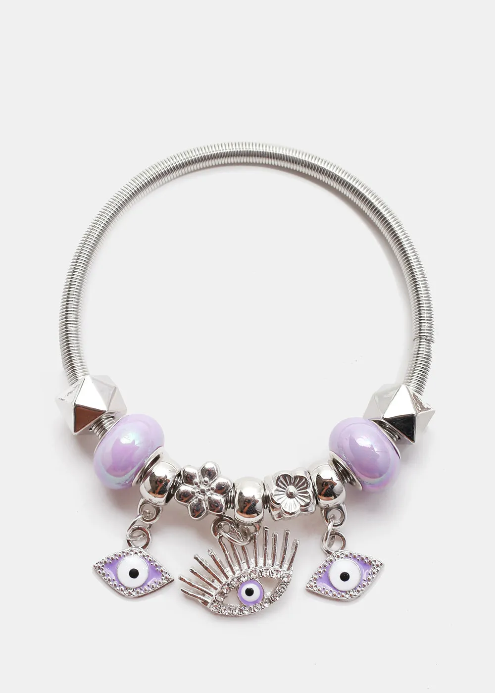 Evil Eye Charm Bangle