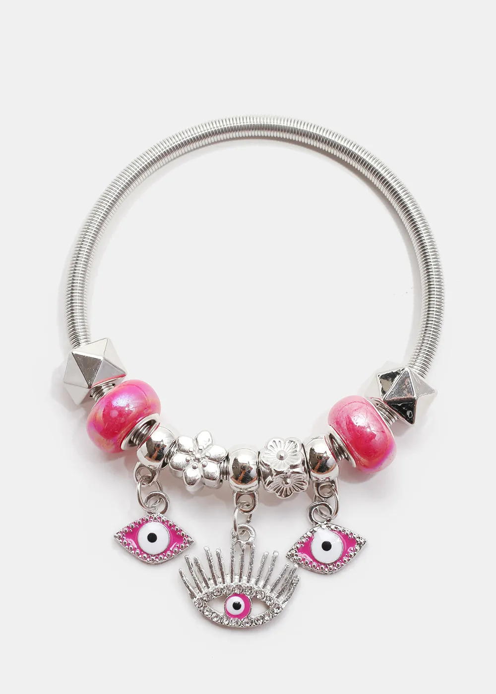 Evil Eye Charm Bangle