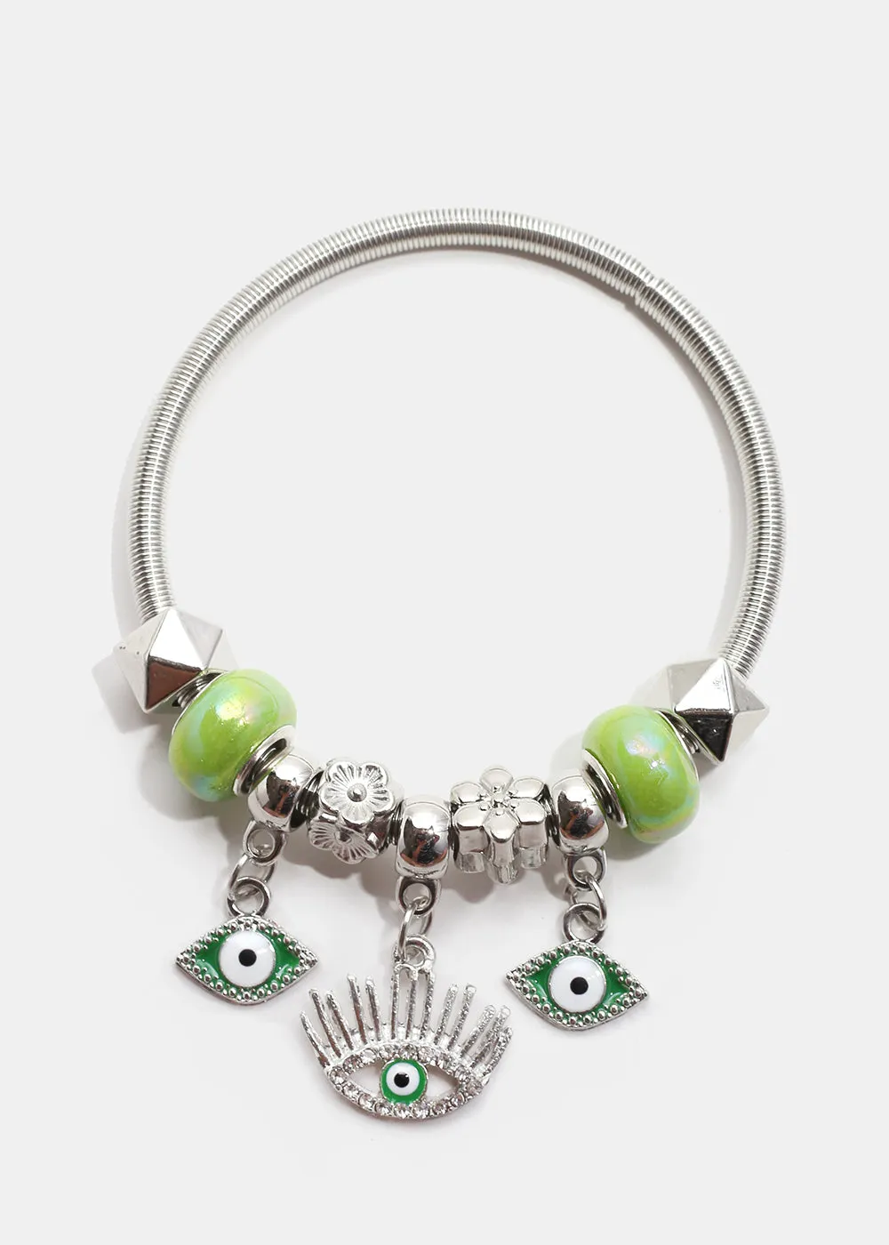 Evil Eye Charm Bangle