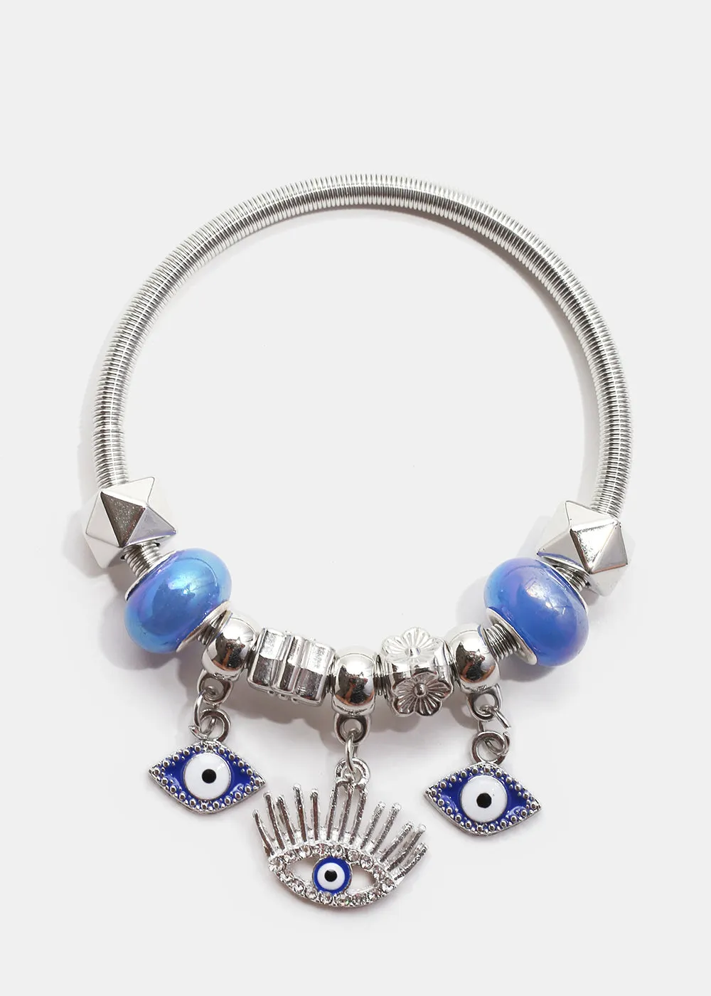 Evil Eye Charm Bangle