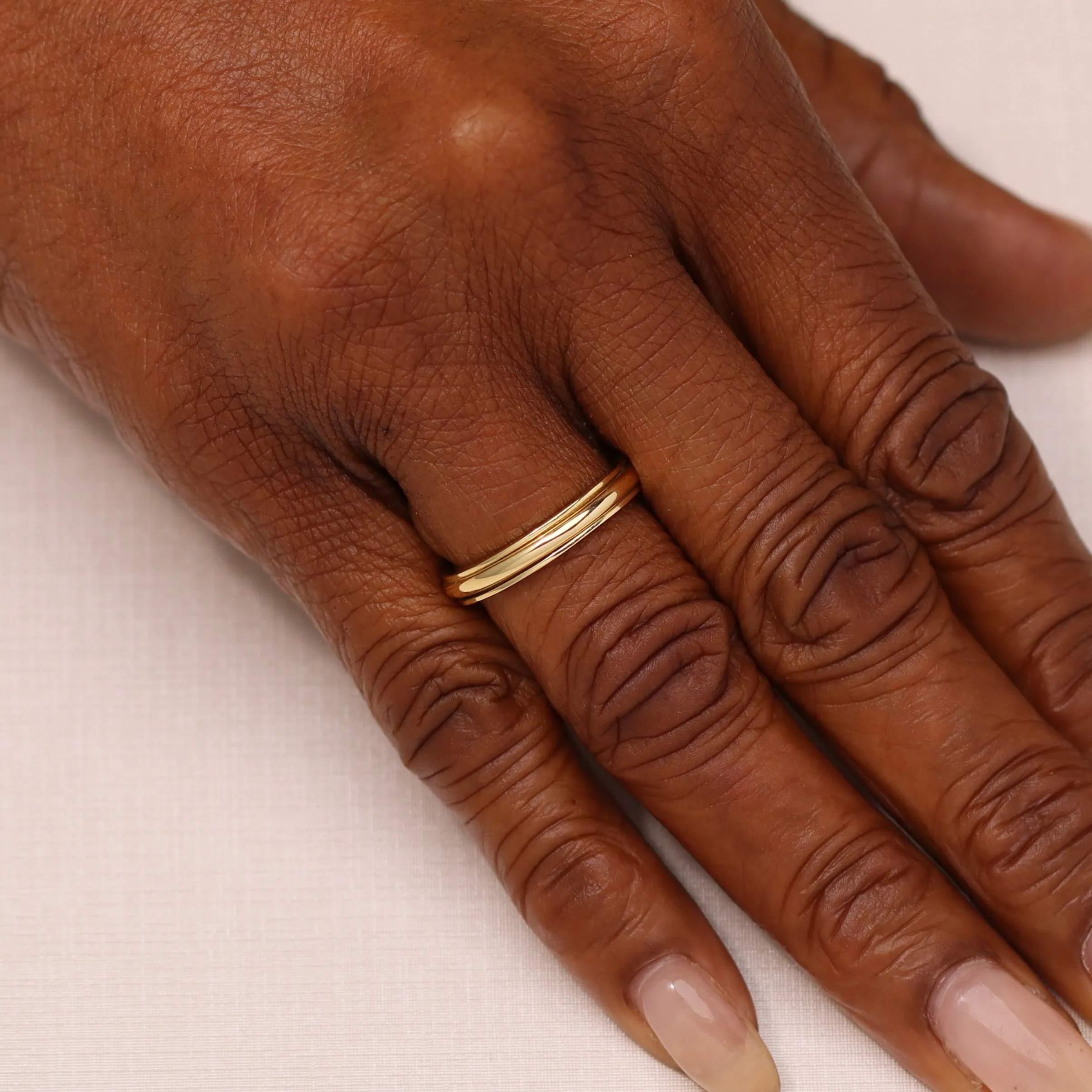 Fausta Minimalist Spinner Ring