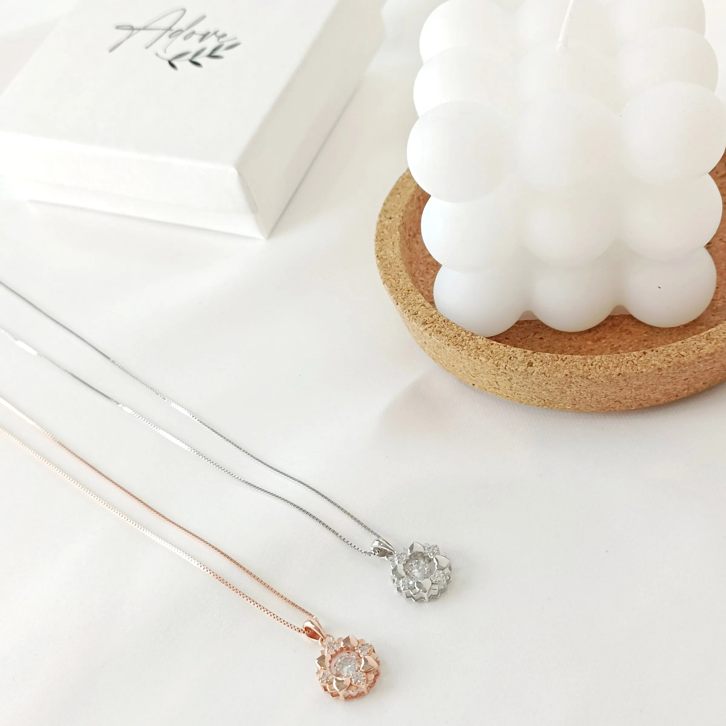 Fleur Dancing Stone Necklace