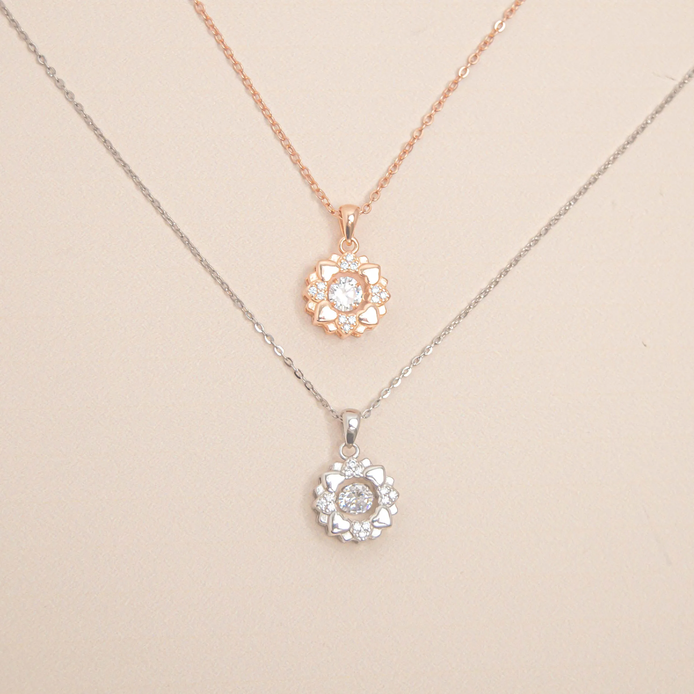 Fleur Dancing Stone Necklace
